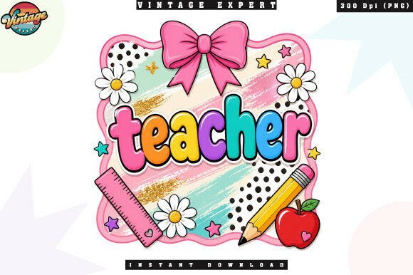 Cute Teacher Rainbow Coquette Bow PNG: A Practical Evaluation for Educational Design Projects