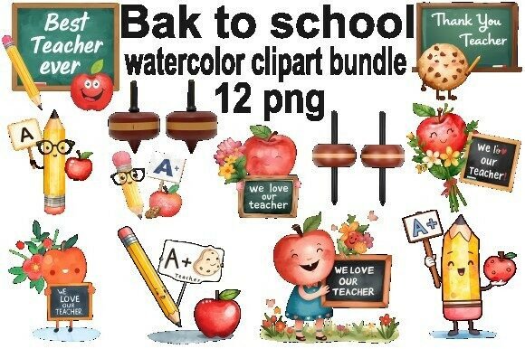 Teacher Appreciation Clipart Bundle – Creative Designs