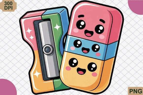 Understanding Cute Eraser and Sharpener PNG for Creative School Projects