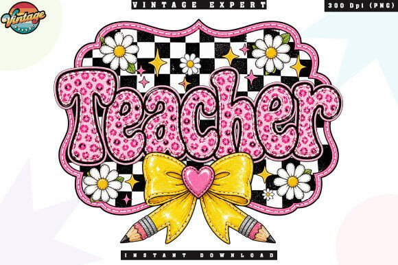 Unleash Creativity with the Pink Leopard Teacher Bow School PNG: The Ultimate Design for Teacher Appreciation and Classroom Merch